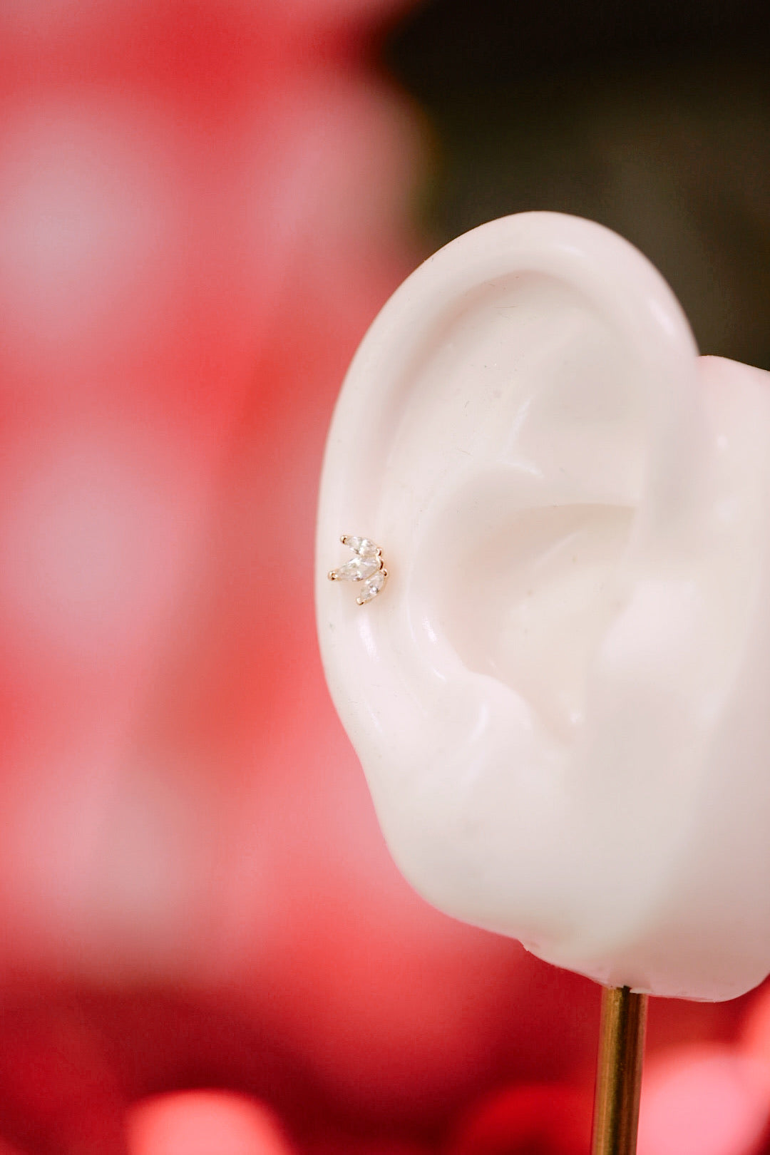 Mini Crown Jewel Flatback Stud