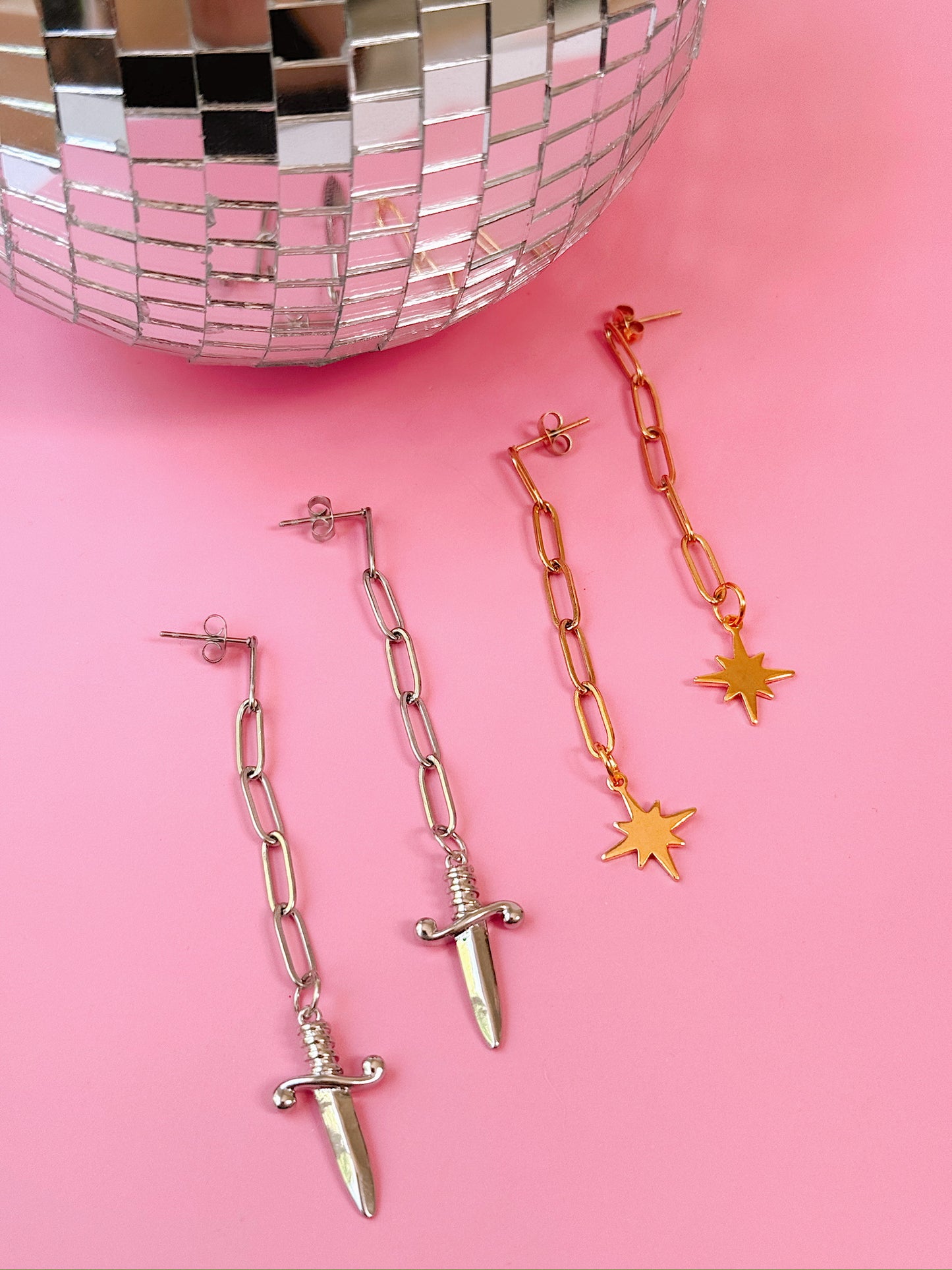 Shooting Star Chain Dangles