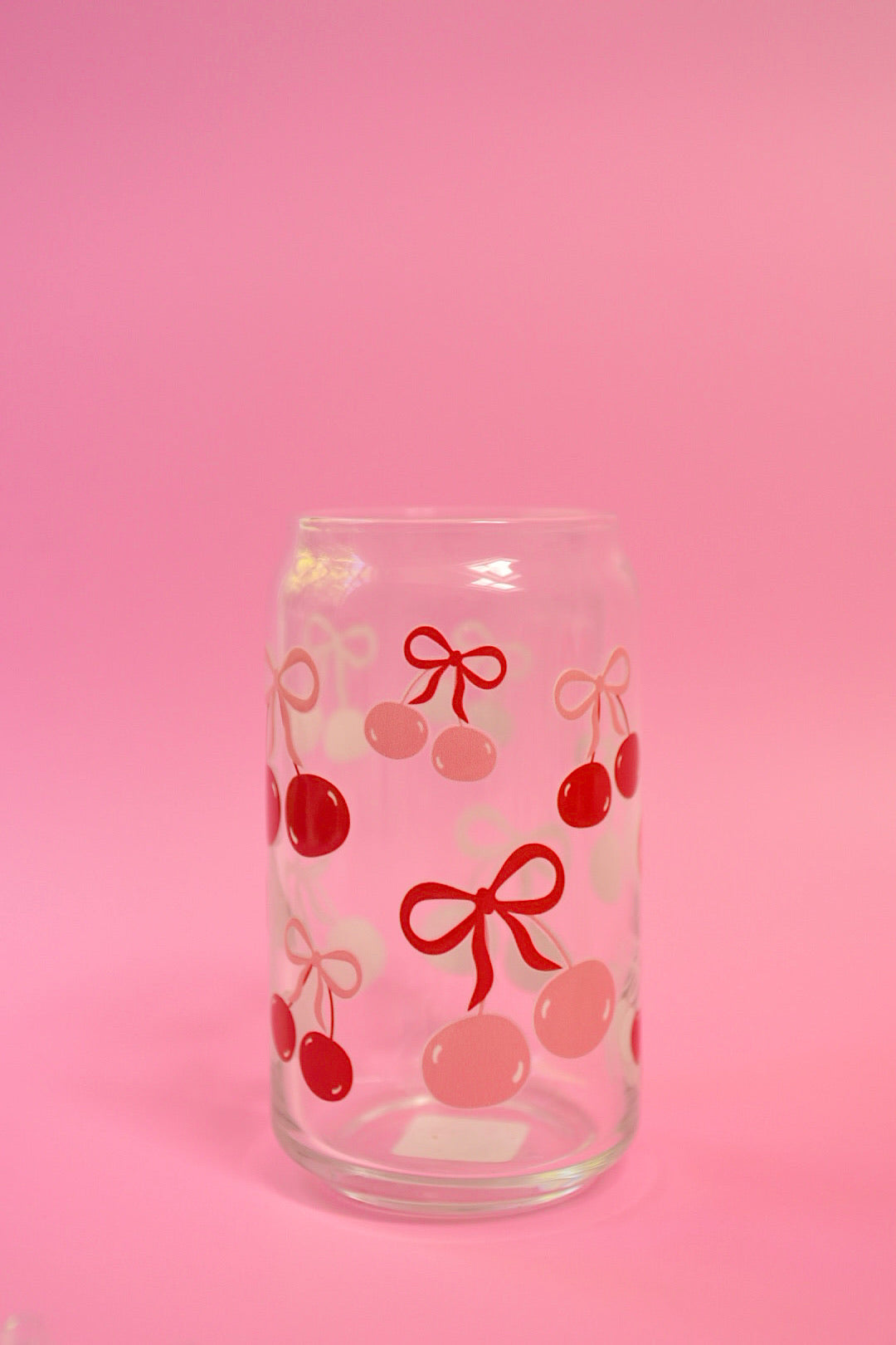 2 Sweet 4 U Cherry Bows Glass Cup