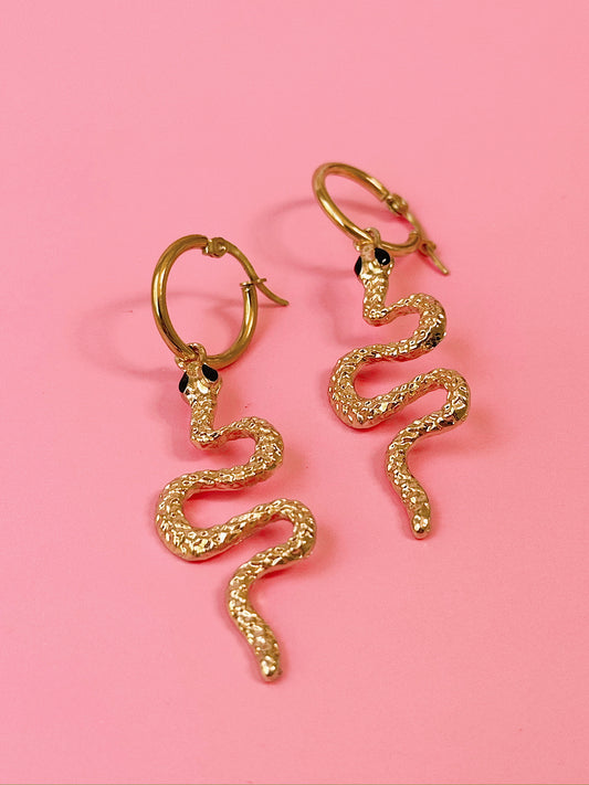 Hex & Hiss Hoop Dangles