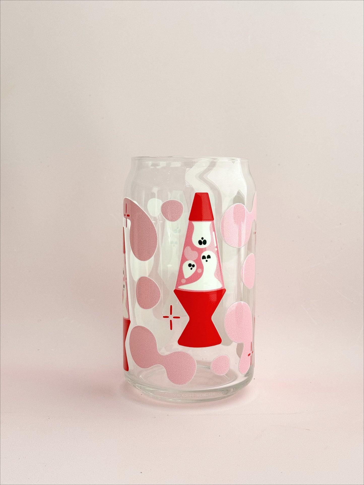 Lava Lamp Ghost Glass Cup