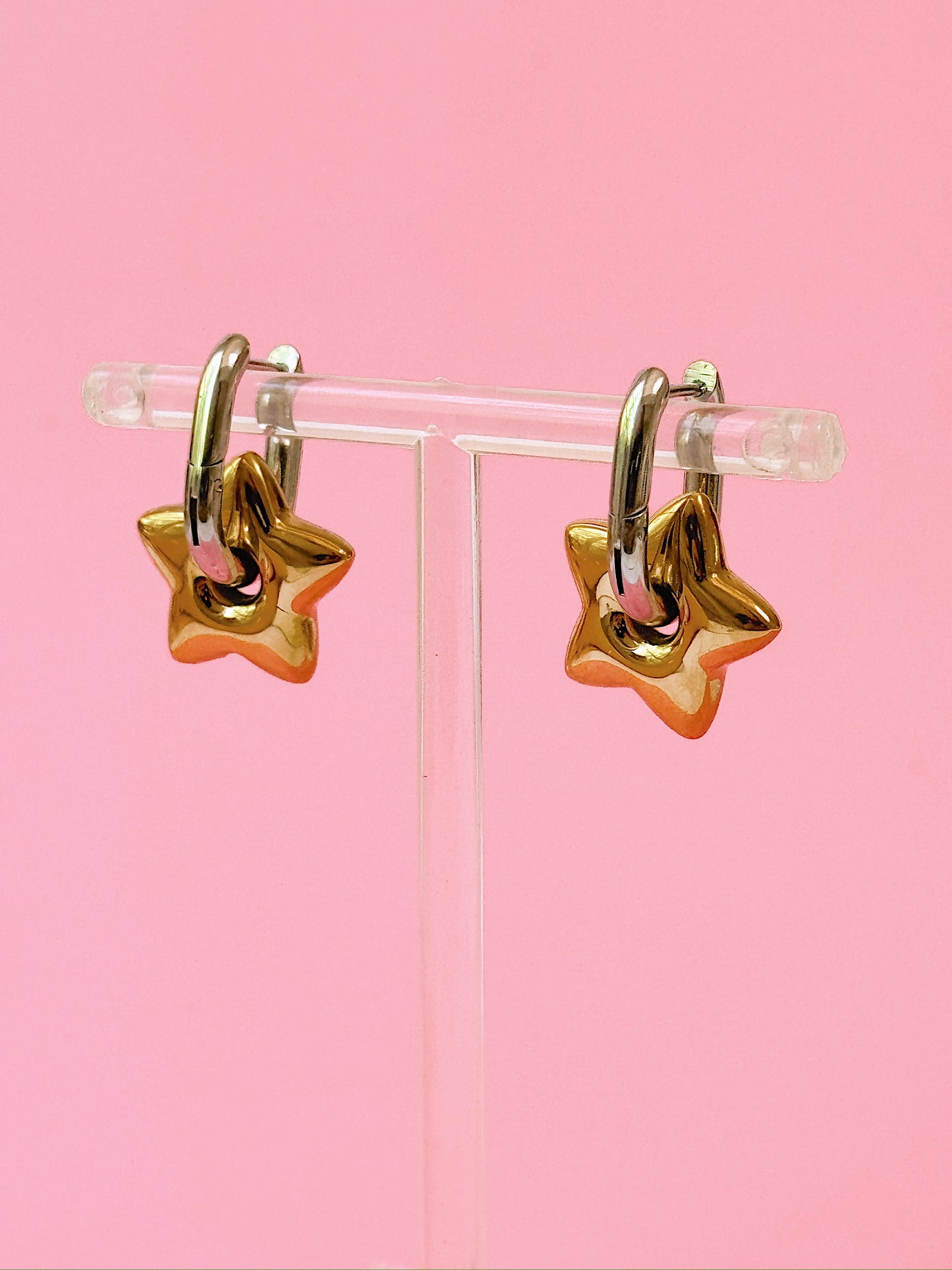 Mixed Metal Orion Hoops