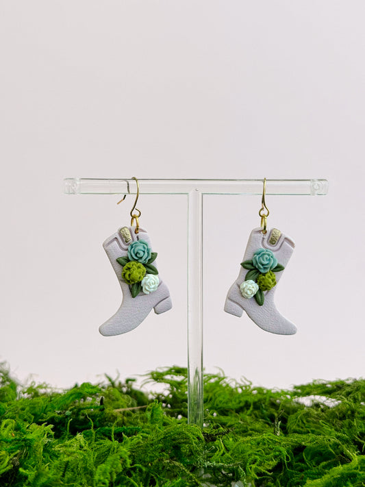 Lavender Cowgirl Boot Dangles