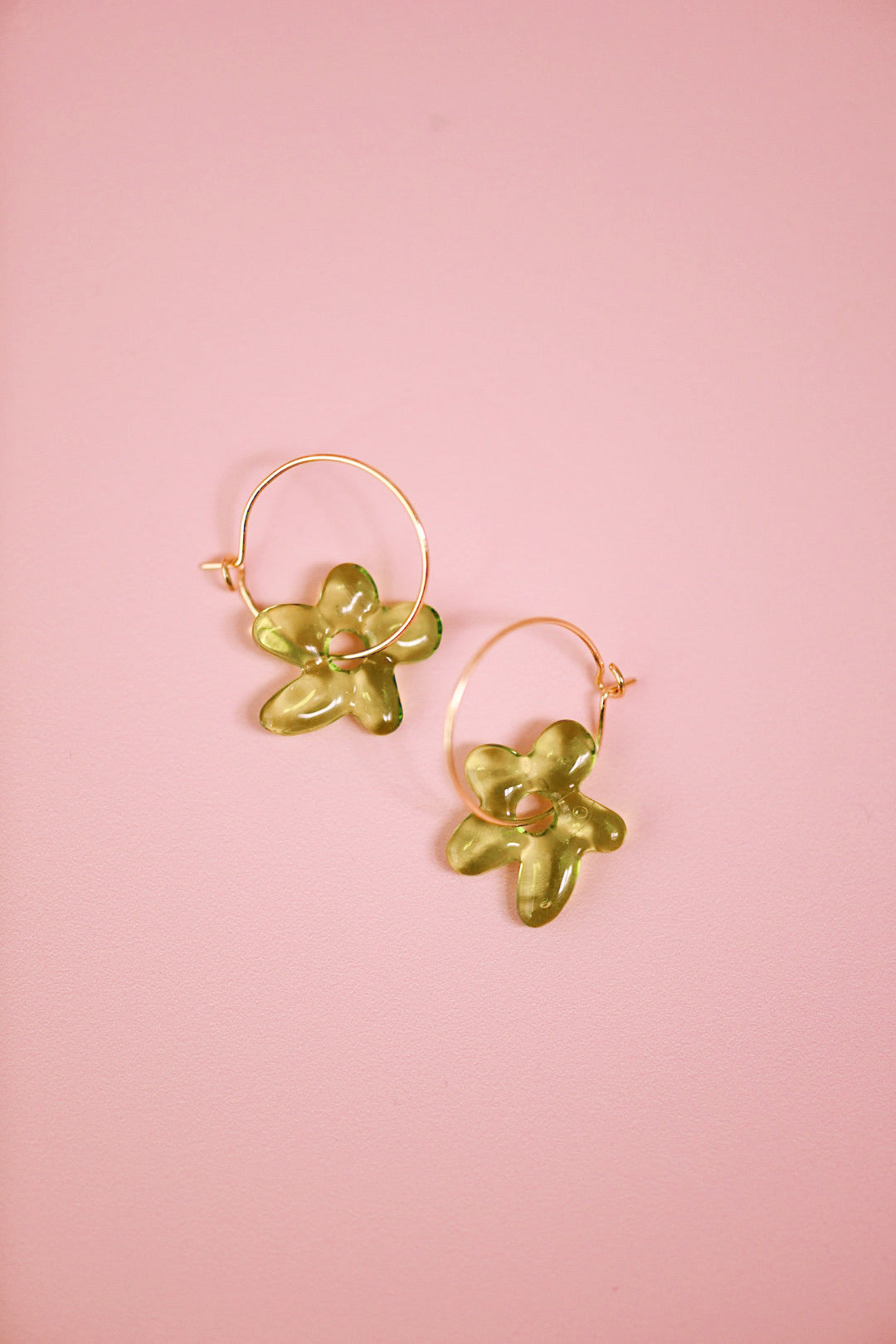 Jelly Flower Hoops