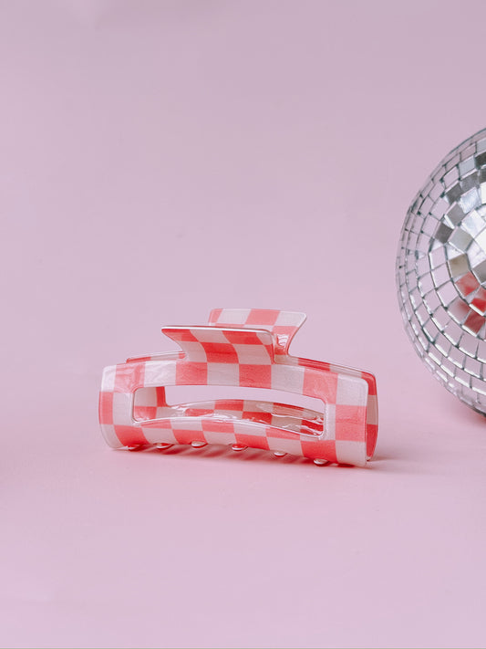 Sk8er Boy Checkered Hair Claw Clip