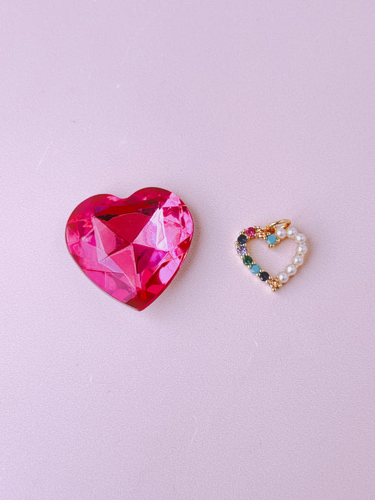 Spectrum Heart Gold Charm