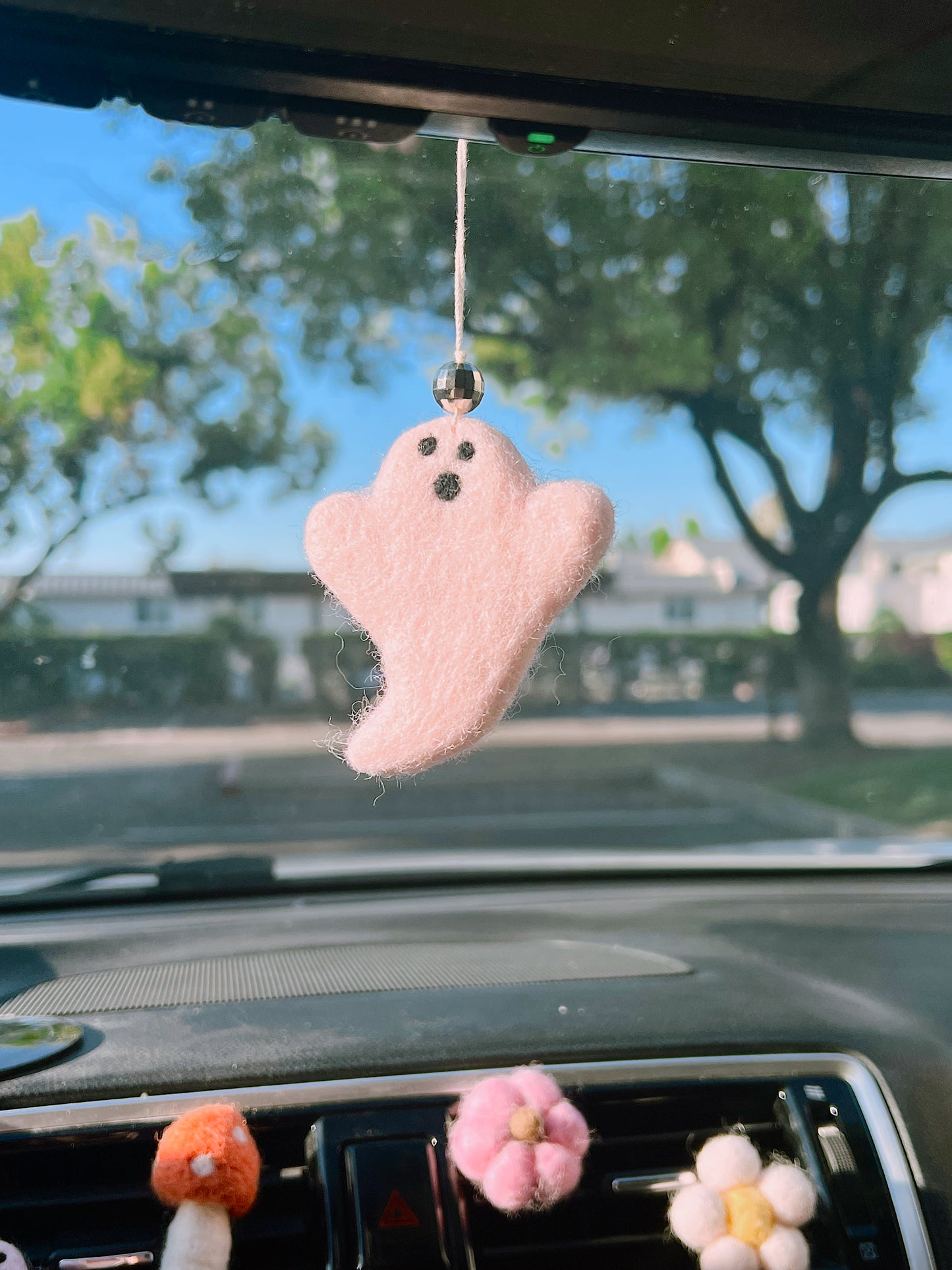 Ghostie Car Mirror Hanger