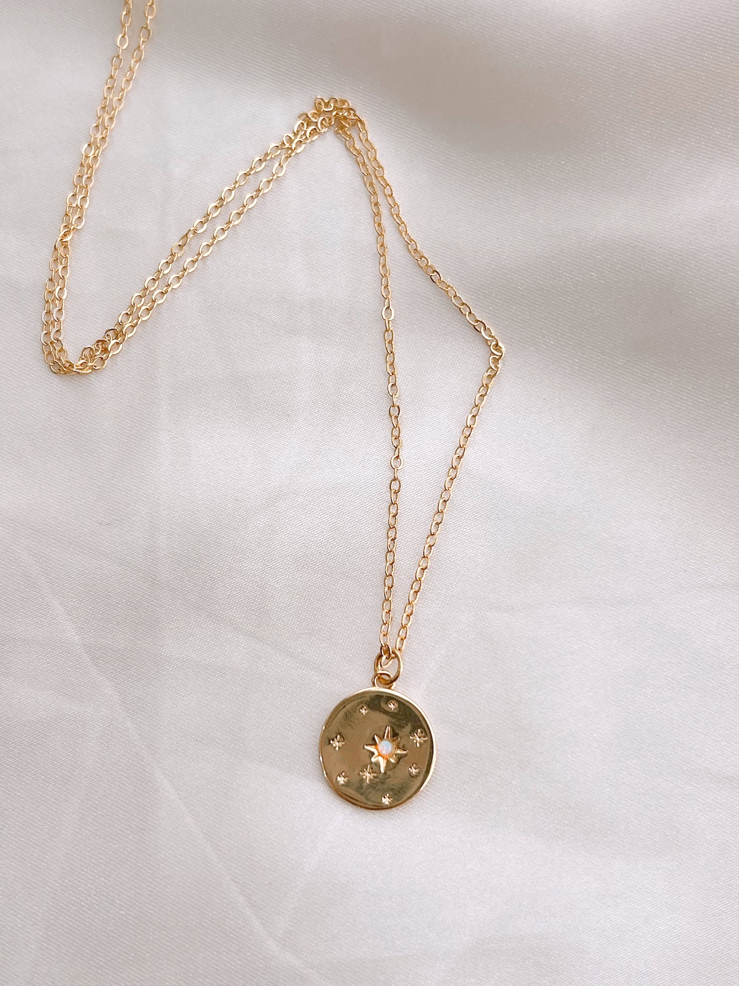 North Star Gold-Plated Pendant Necklace