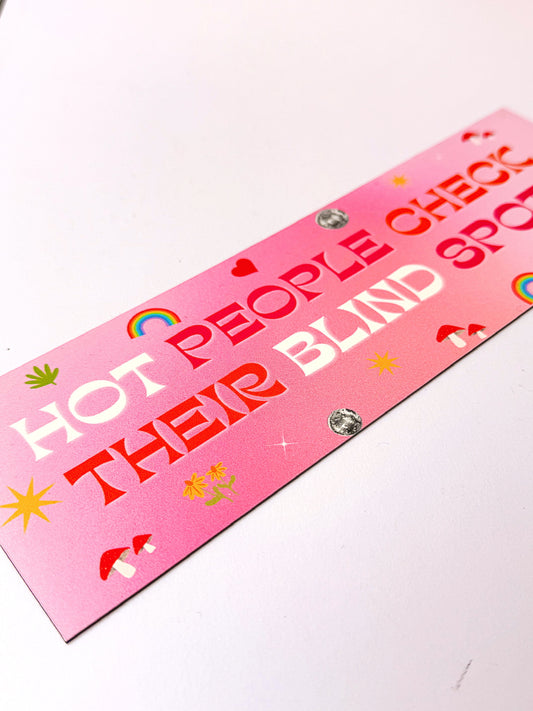 Hot People Check Their Blind Spots Bumper Magnet