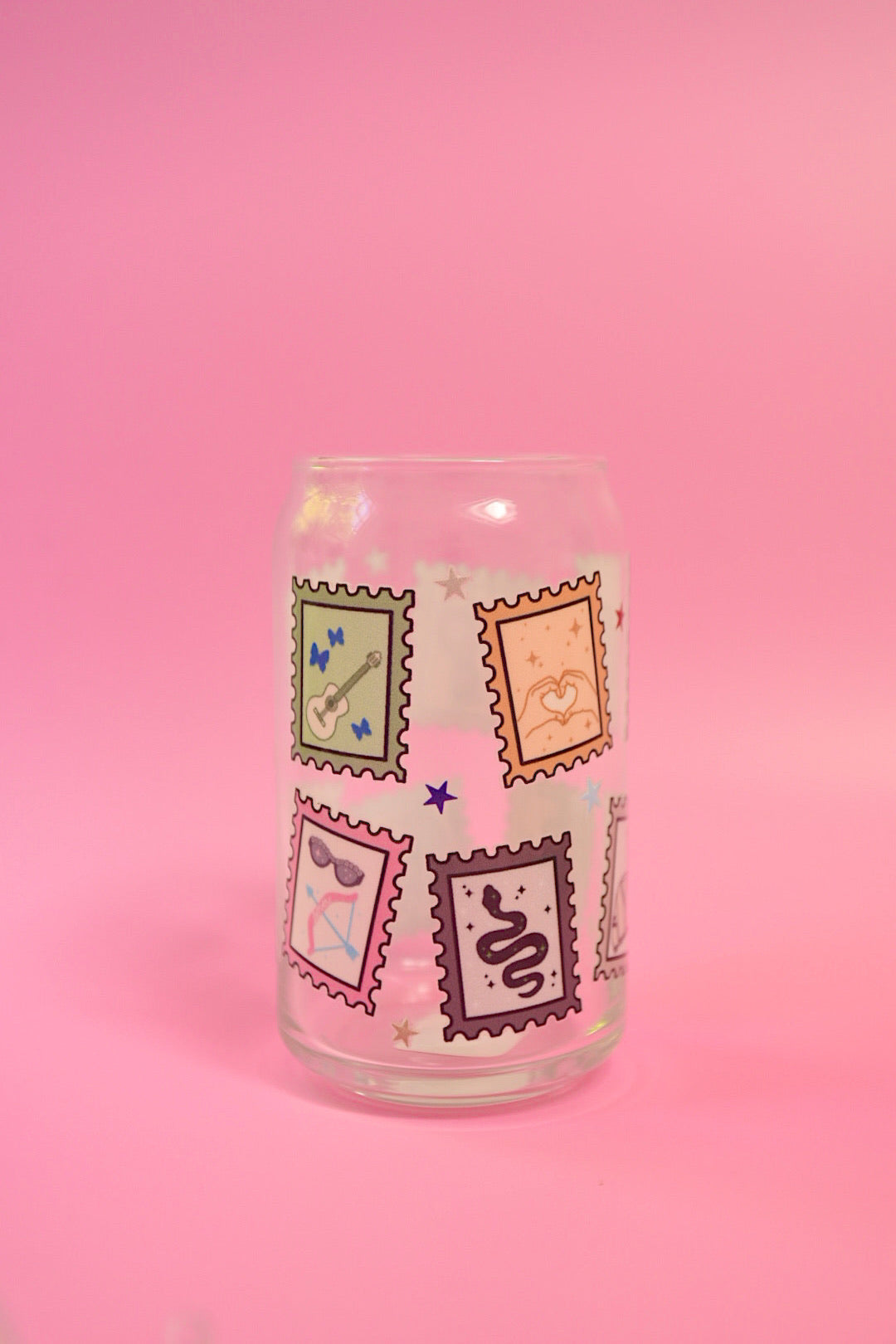 TS Swiftie Discography Glass Cup