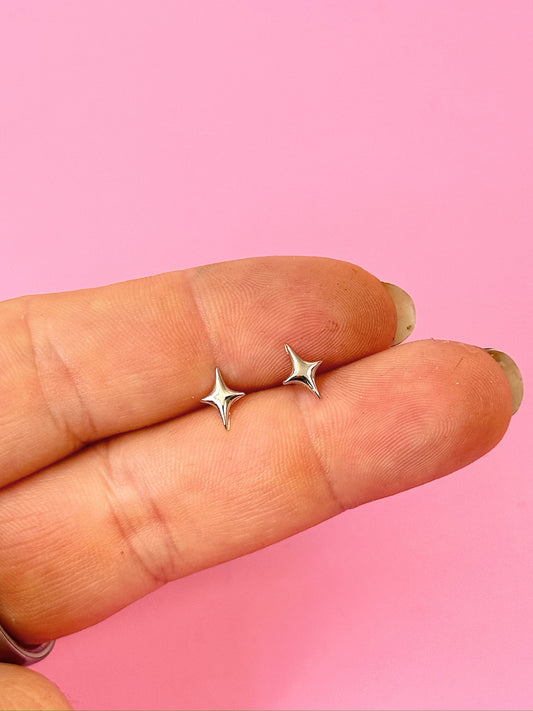 Star-Crossed Sterling Silver Studs