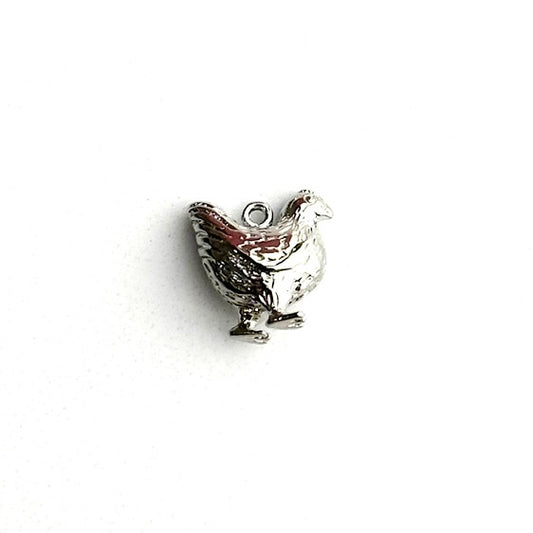 Chicken Charm (Gold + Silver)