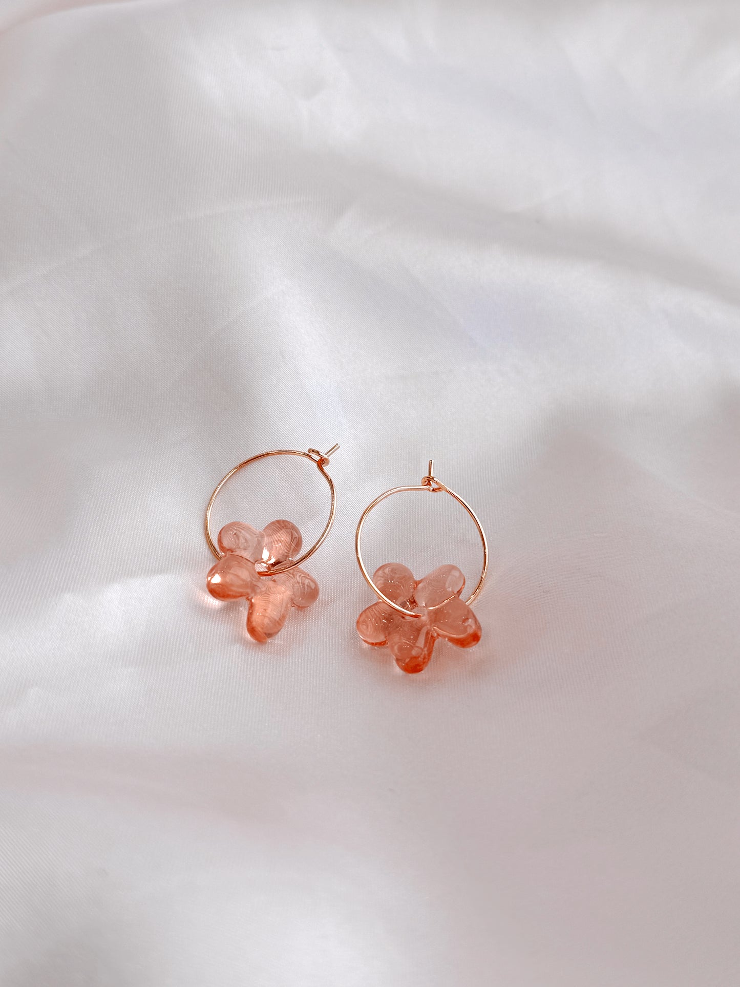 Jelly Flower Hoops