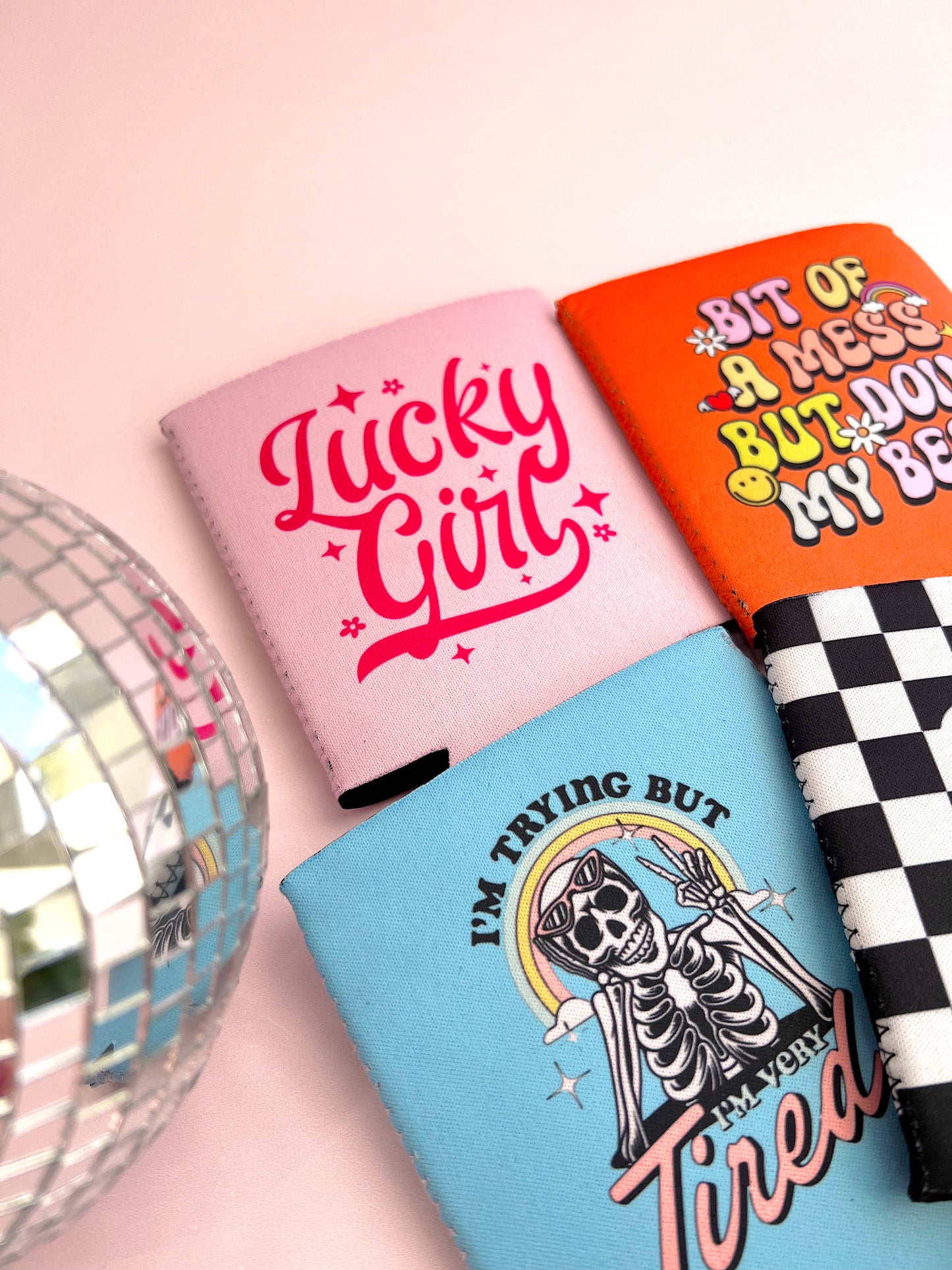 I'm Trying But I'm Tired Can Koozie