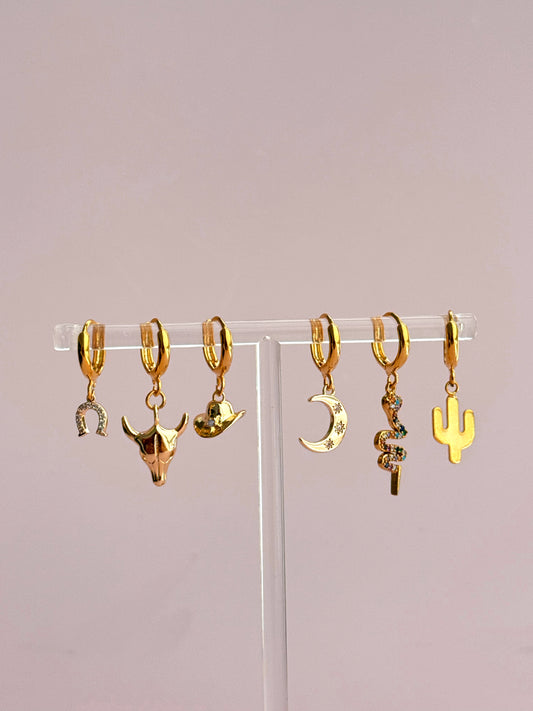 Custom Charm EARRINGS