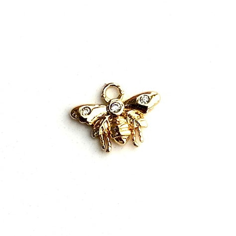 Lightning Bug Gold Charm