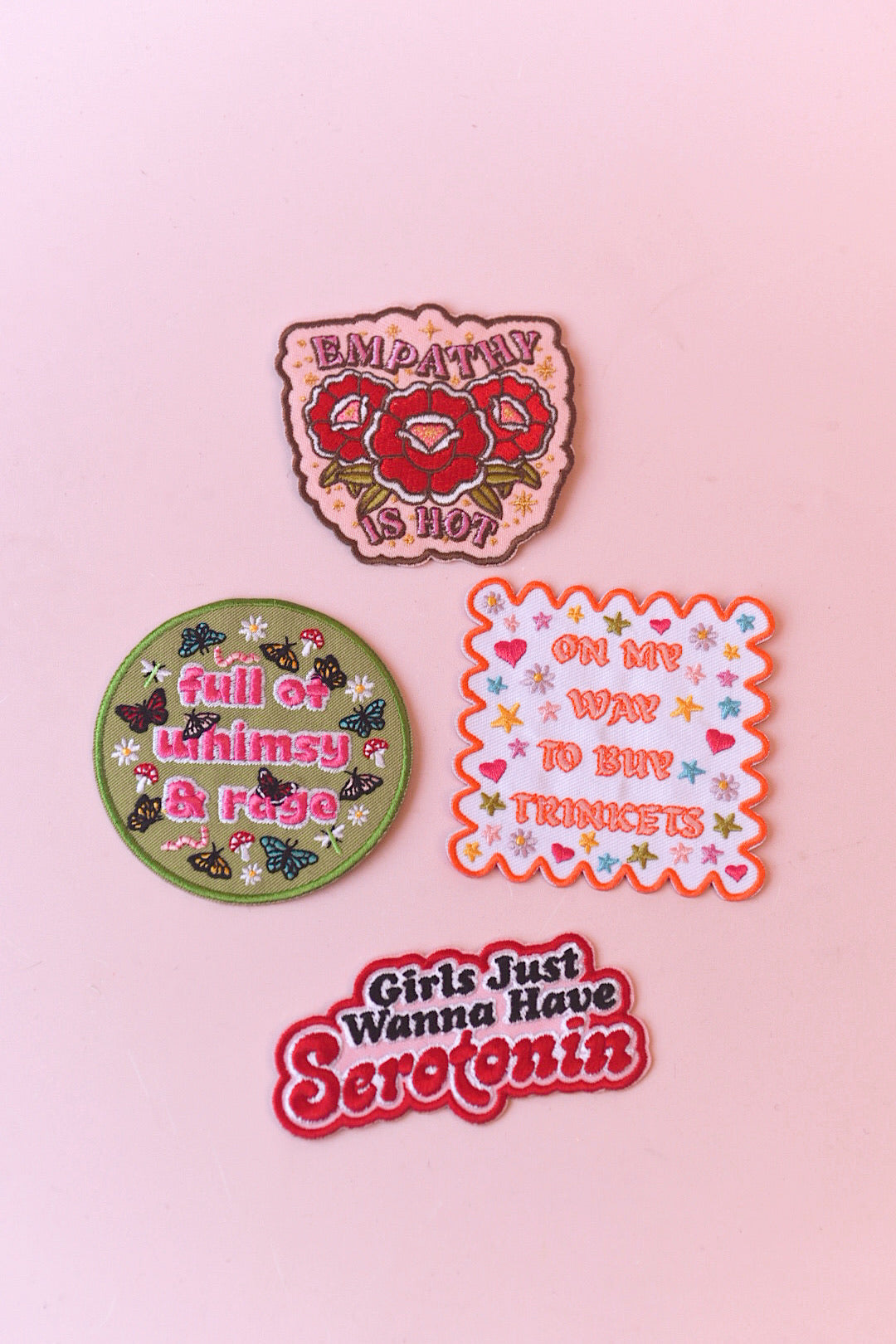 On My Way To Buy Trinkets Iron-On Embroidered Patch