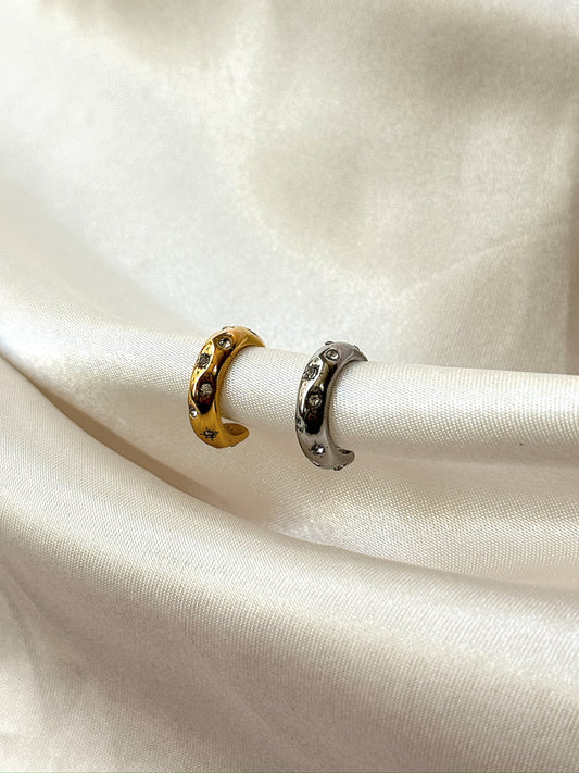 Starry Night Ear Cuff (Gold + Silver)