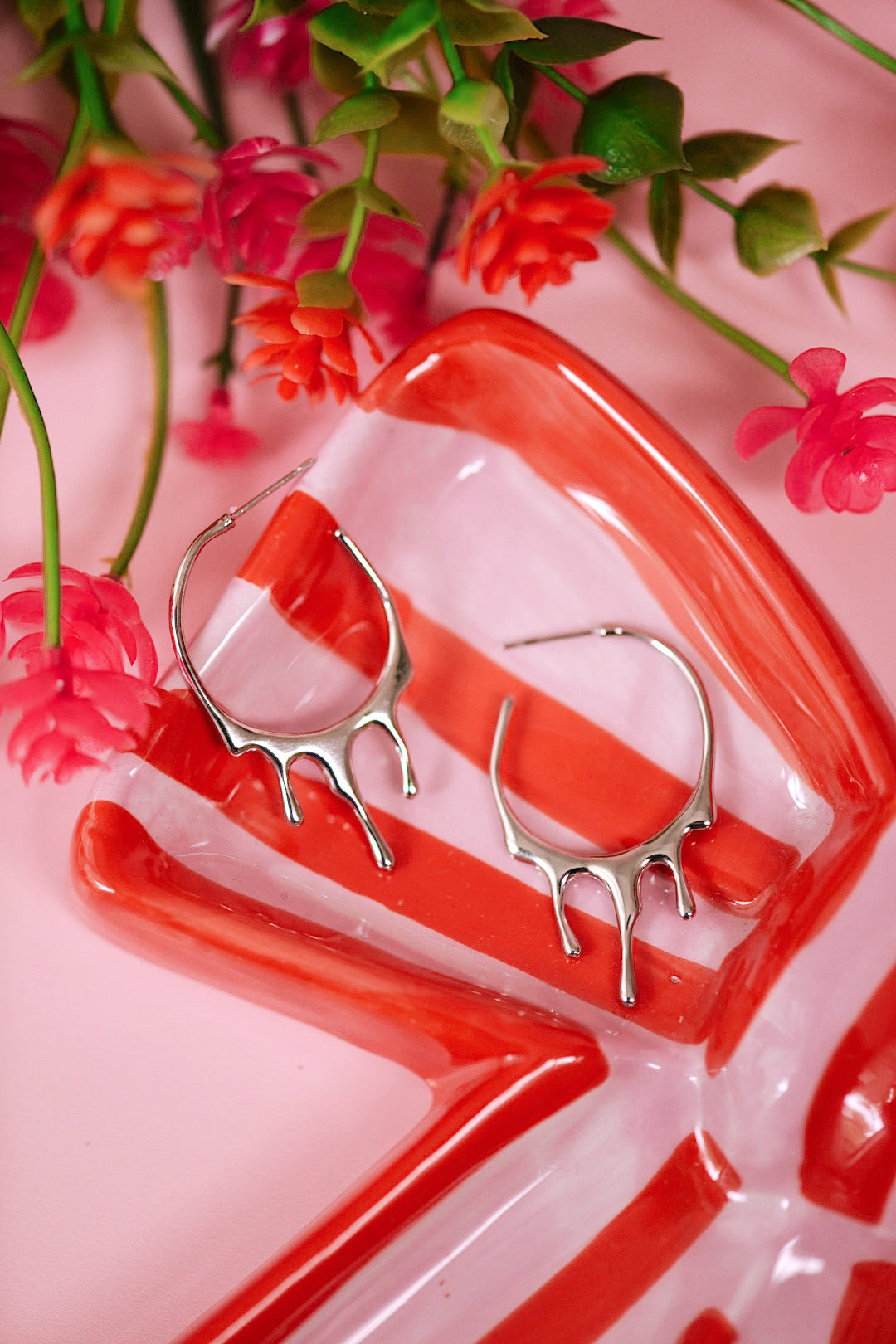 Honey Drip Hoops (Gold + Silver)