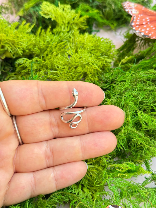 Snake Ring (Gold + Silver)