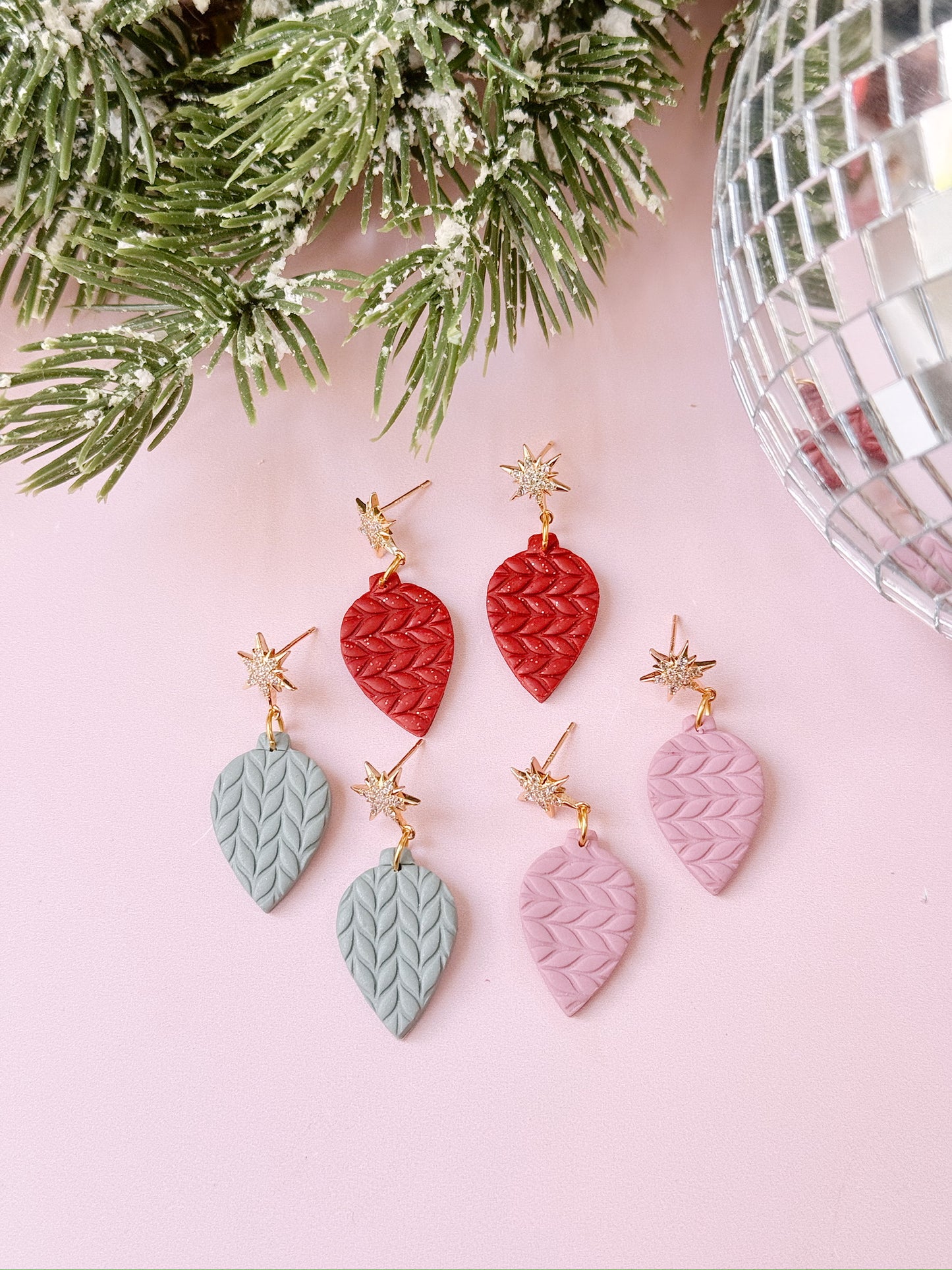 Classic Ombré Holiday Tree Dangles