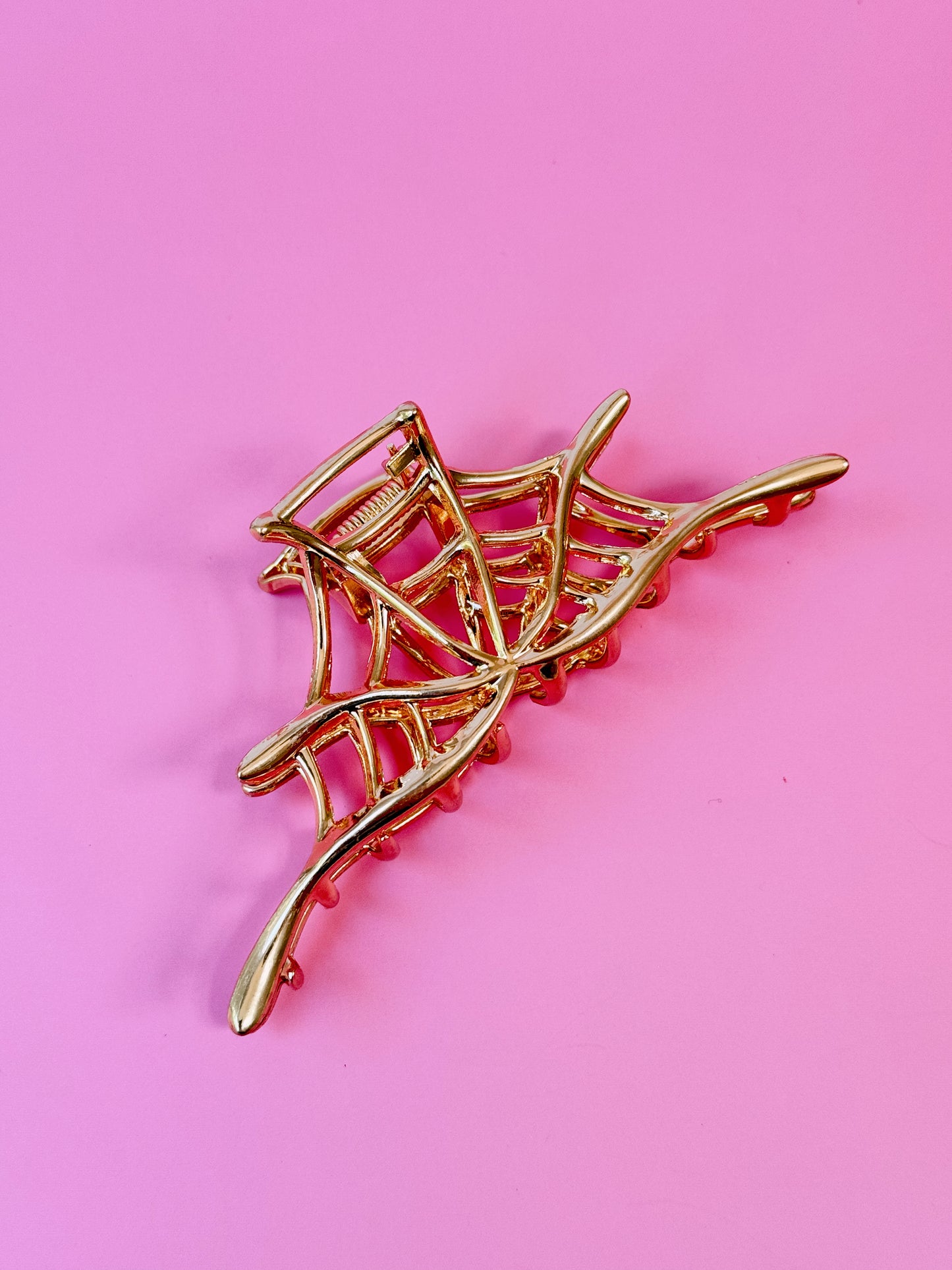 Spiderweb Metal Hair Claw
