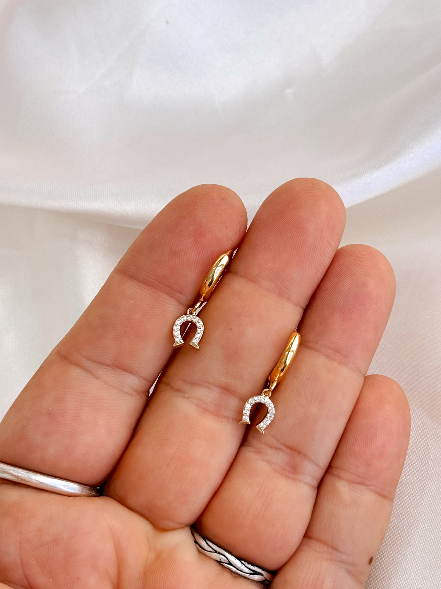 Tiny Horseshoe Huggies