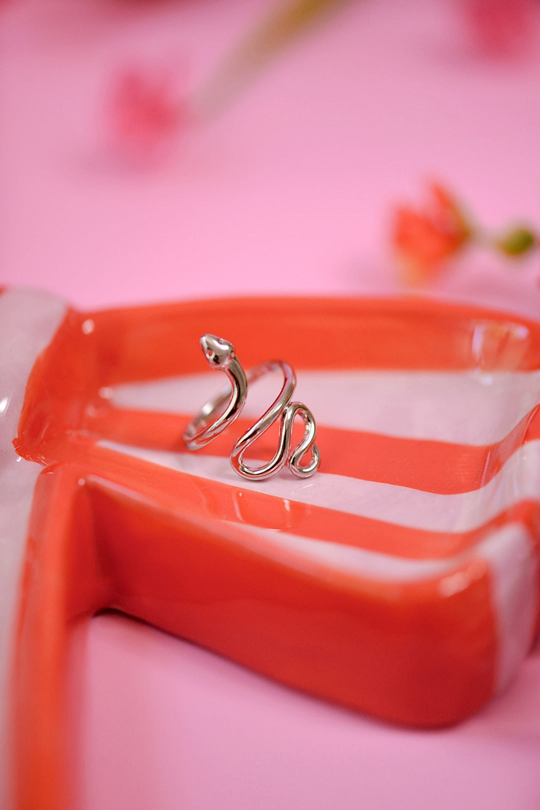 Snake Ring (Gold + Silver)