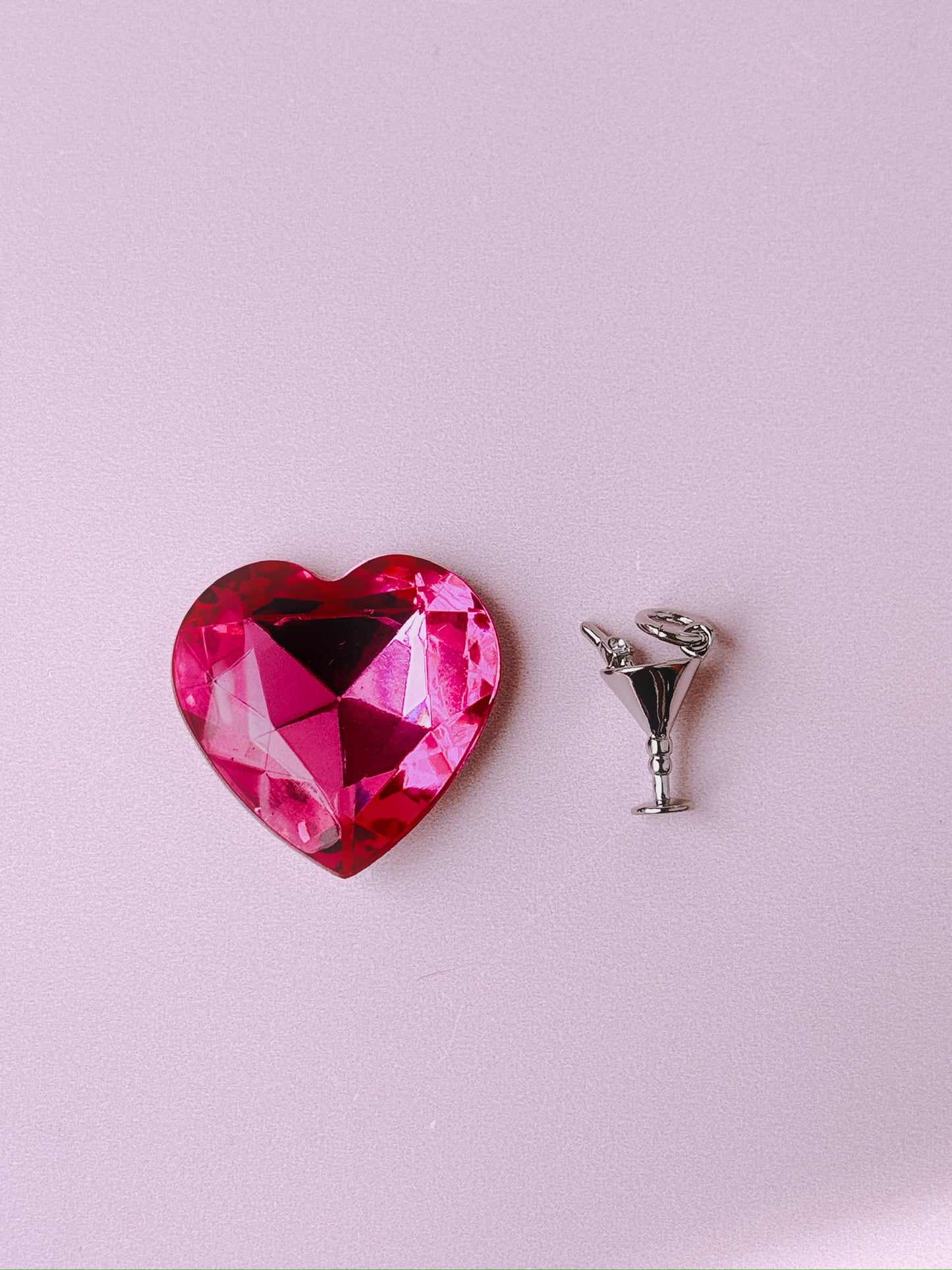 Silver Dirty Martini Charm