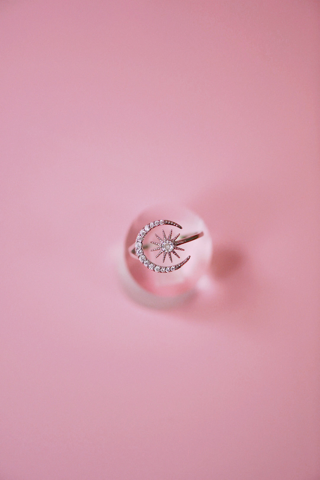 Moonlit Statement Ring