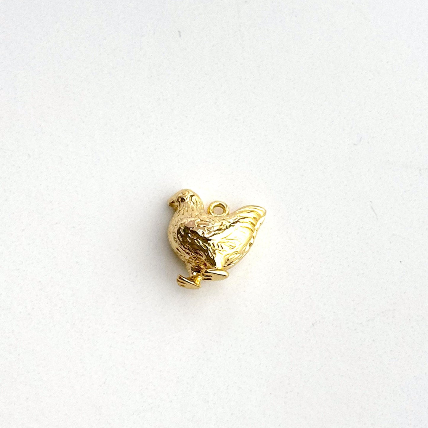 Chicken Charm (Gold + Silver)