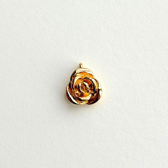 Gold Rose Charm