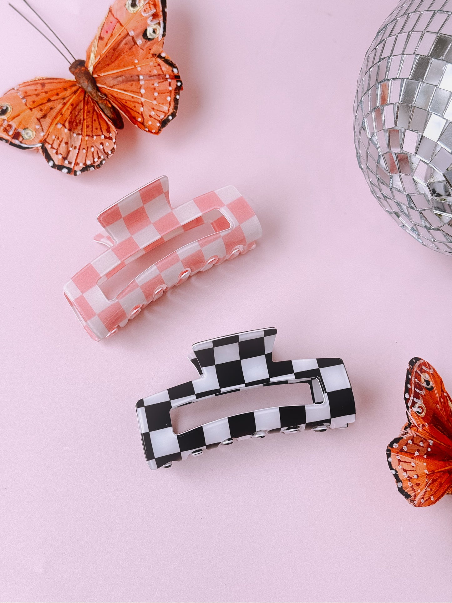 Sk8er Boy Checkered Hair Claw Clip