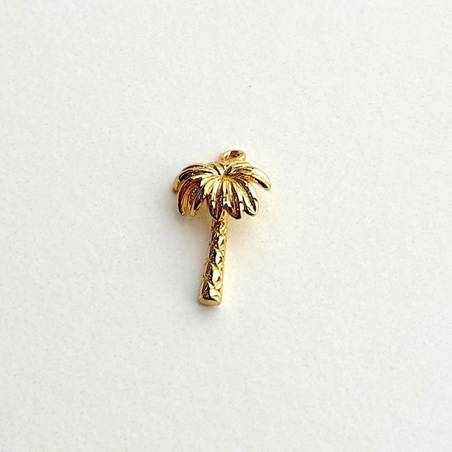 Palm Tree Gold Charm