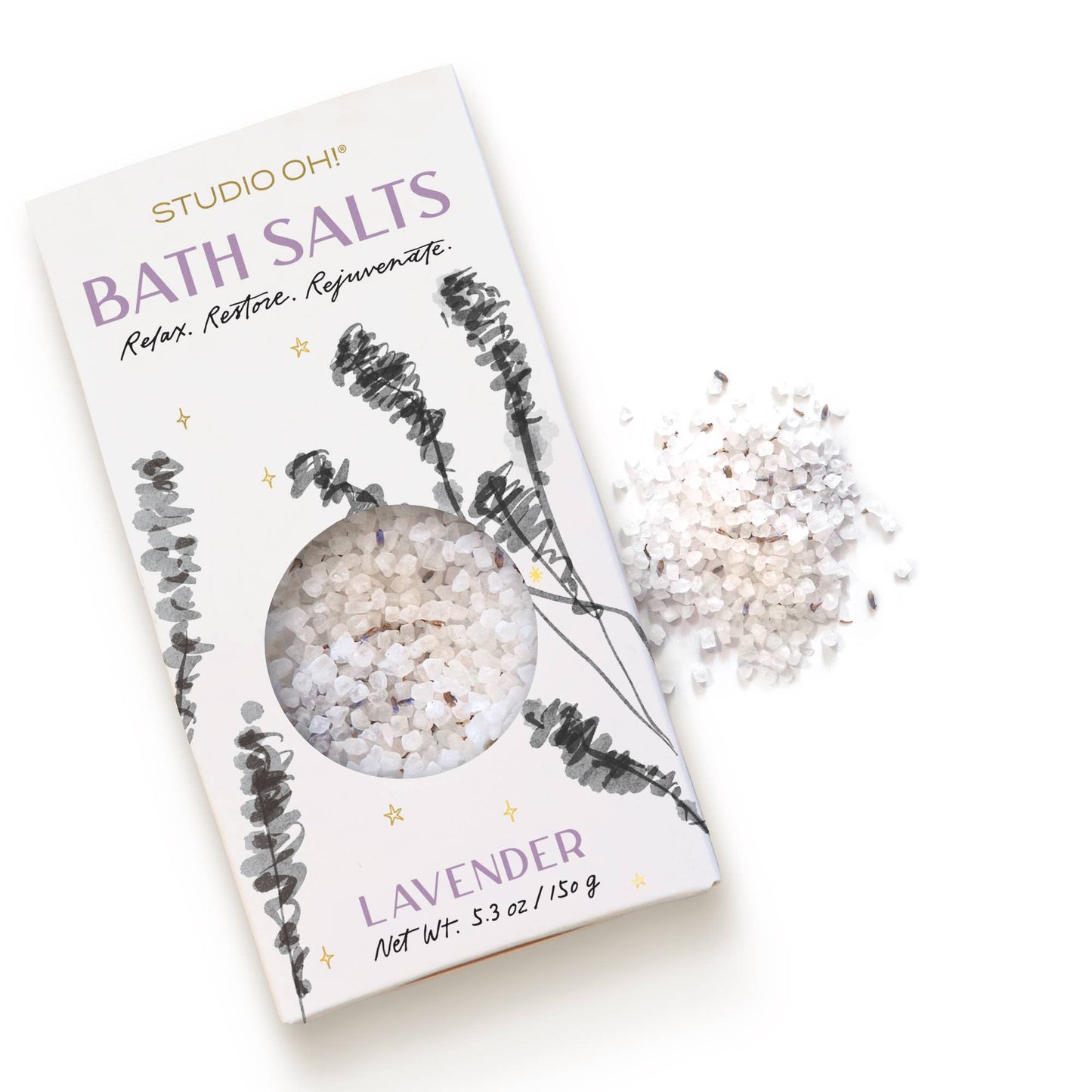 Lavender Scented Bath Salts - Lavender Blossom