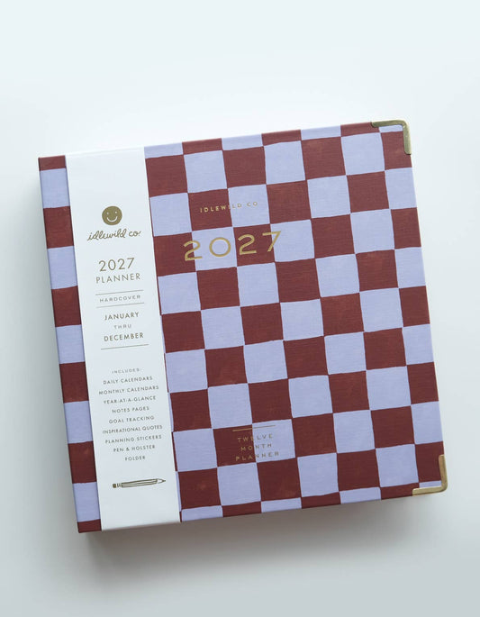 2027 Periwinkle Checks Planner