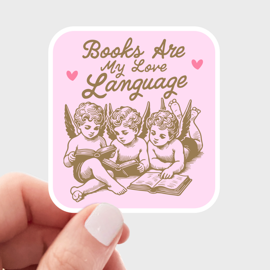 Books Are My Love Language Sticker