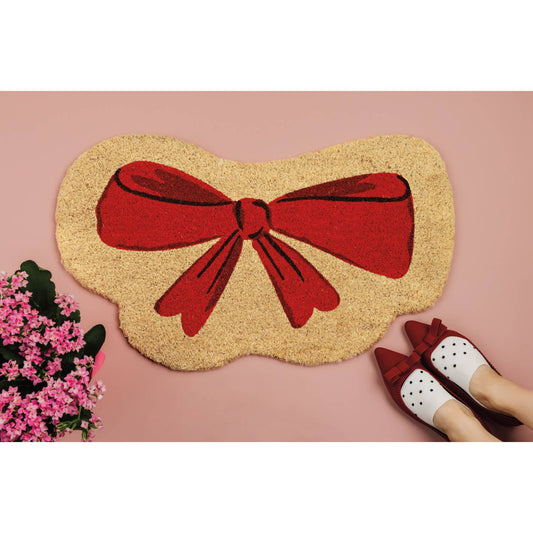 Bowtique Shaped Coir Doormat