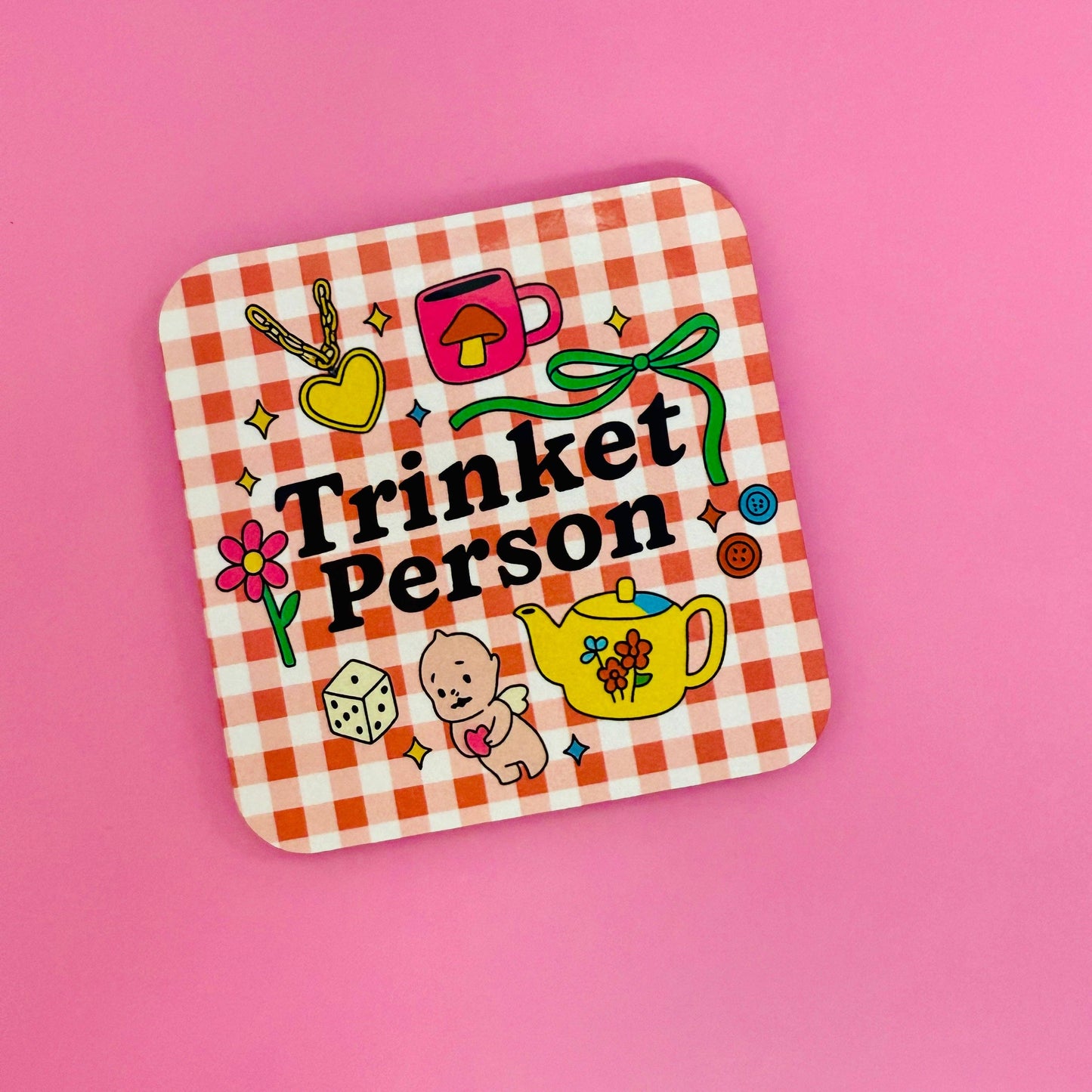Trinket Person Fridge Magnet