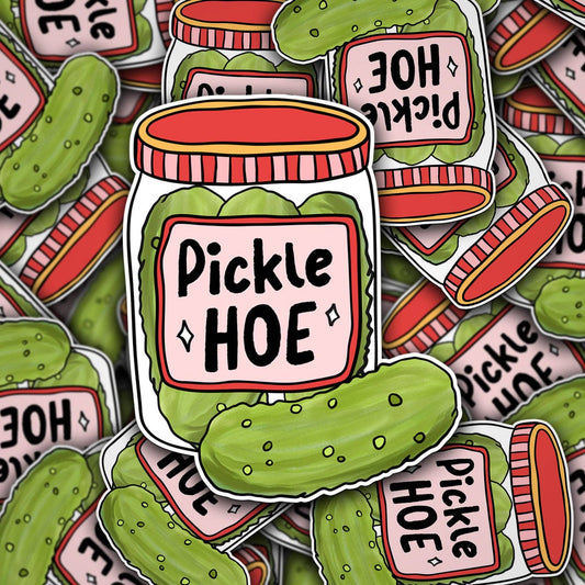 Pickle Hoe Sticker