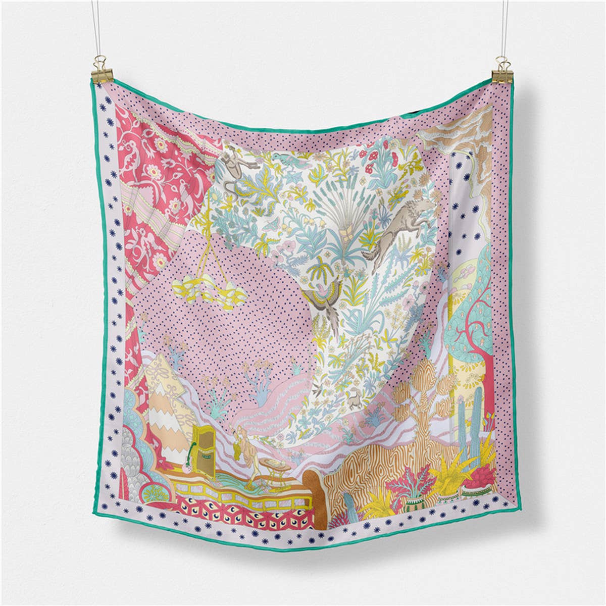 Le Premier Chant Silky Bandana Scarf