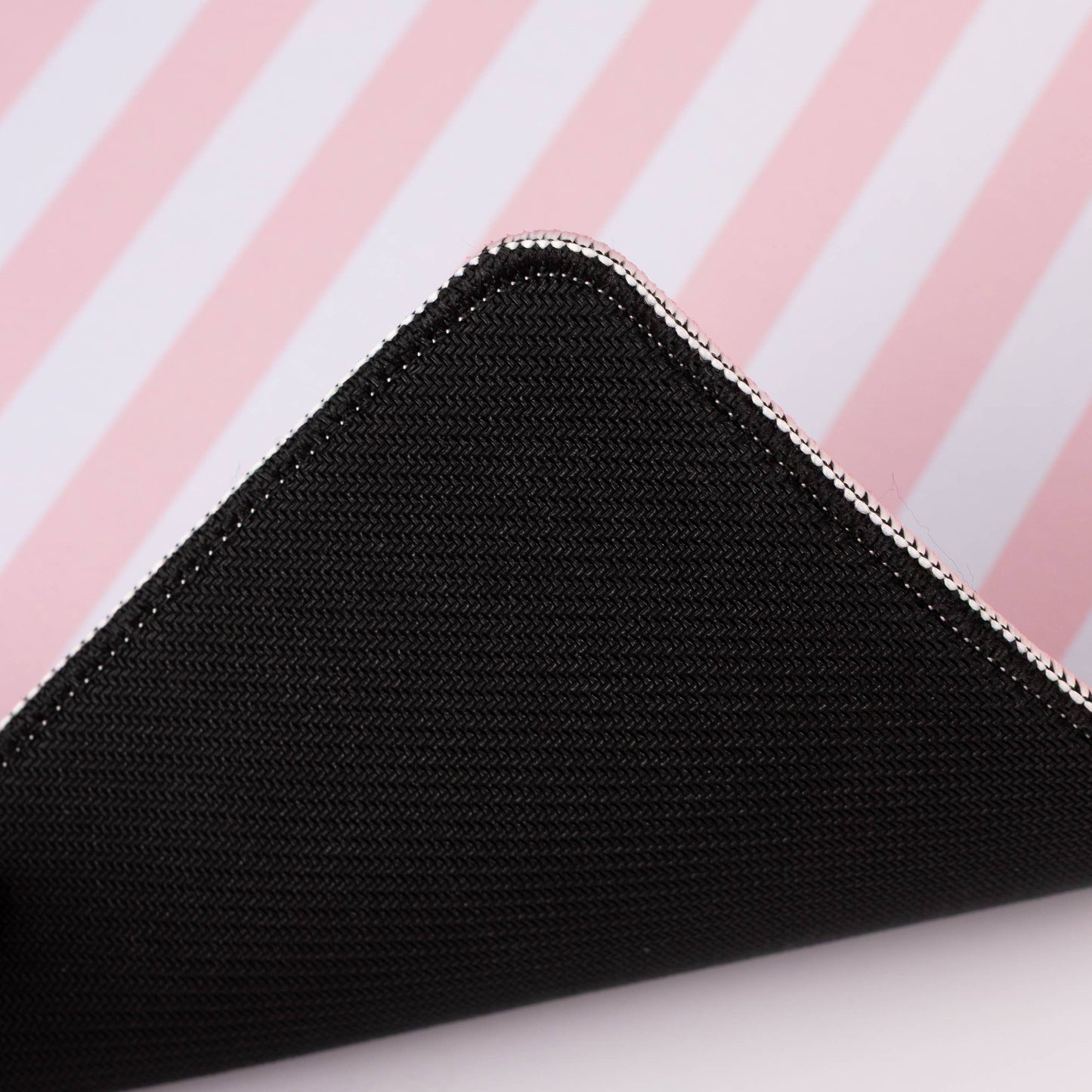 Pink Stripes Desk Pad