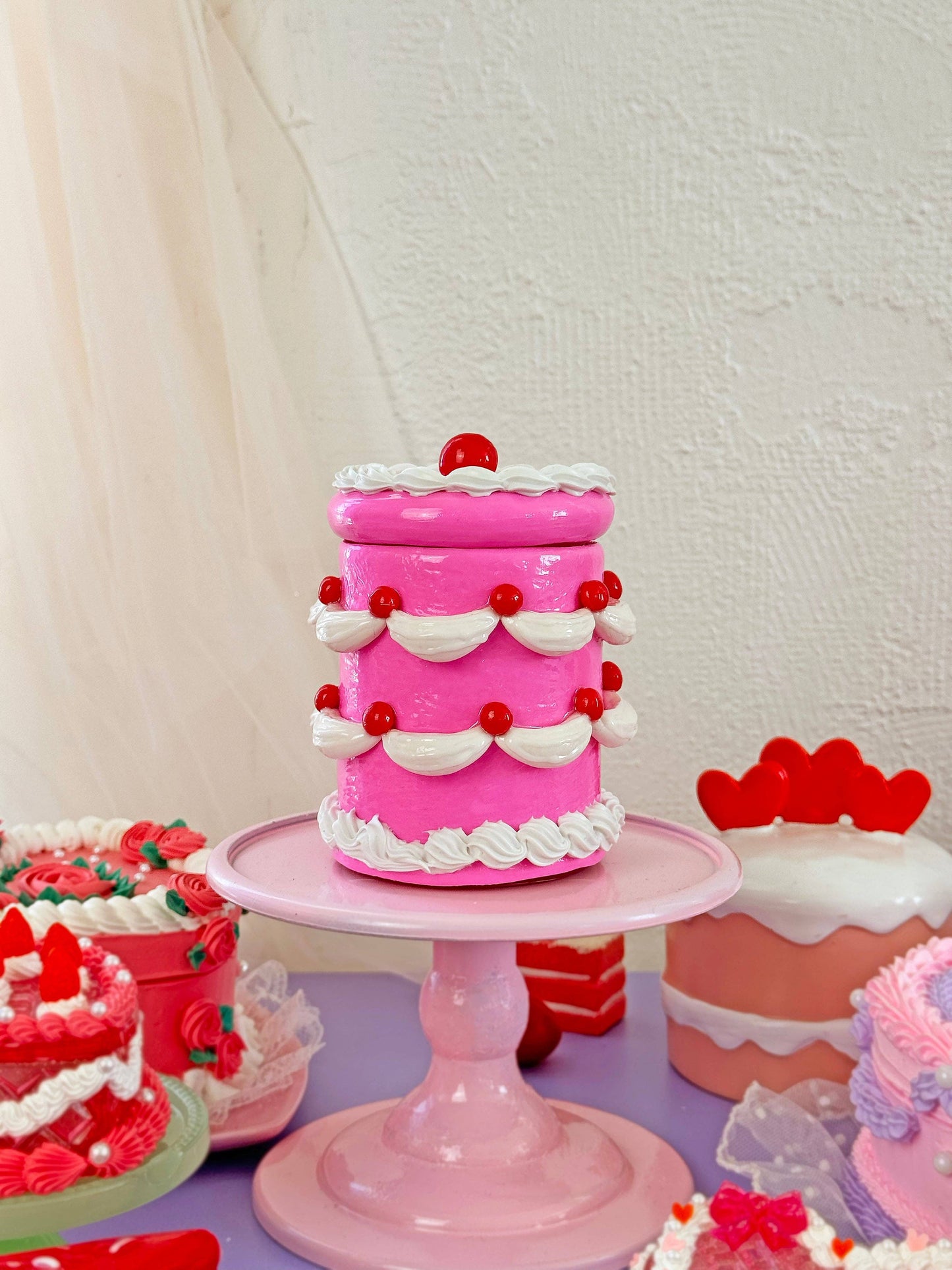 Birthday Cake Ceramic Jar