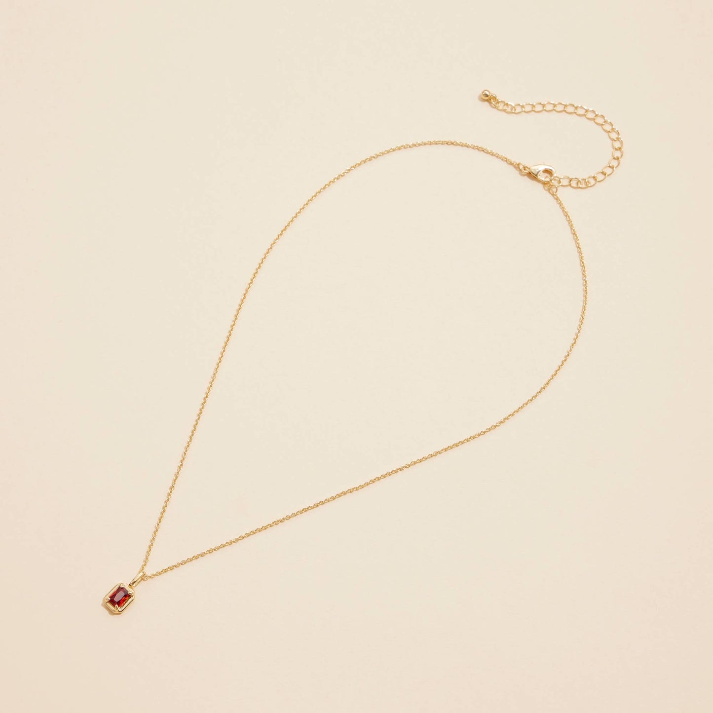 Birthstone Charm Necklace
