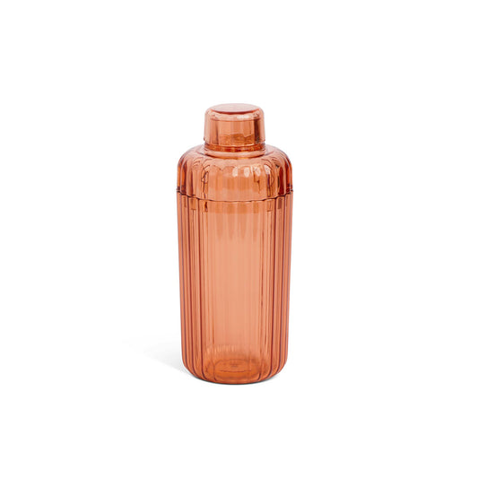 Retro Ribbed Cocktail Shaker