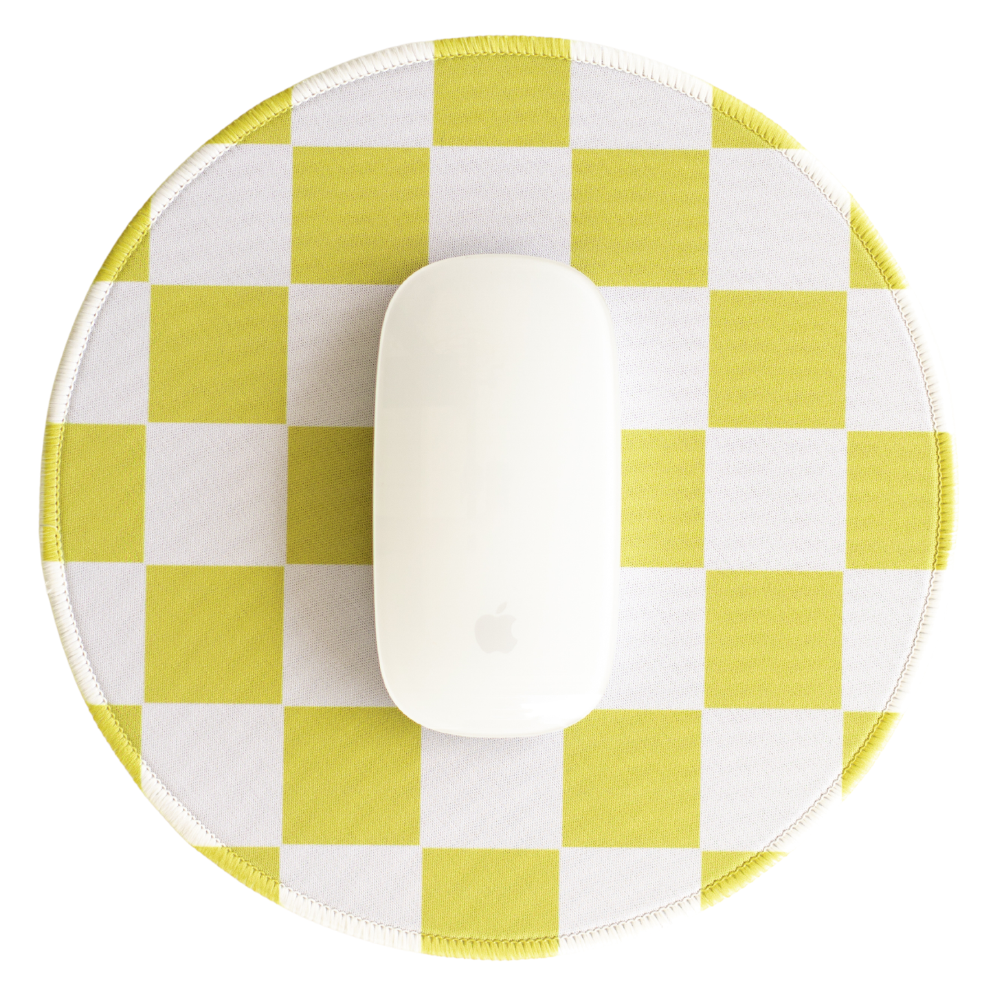 Green Checkerboard Mousepad