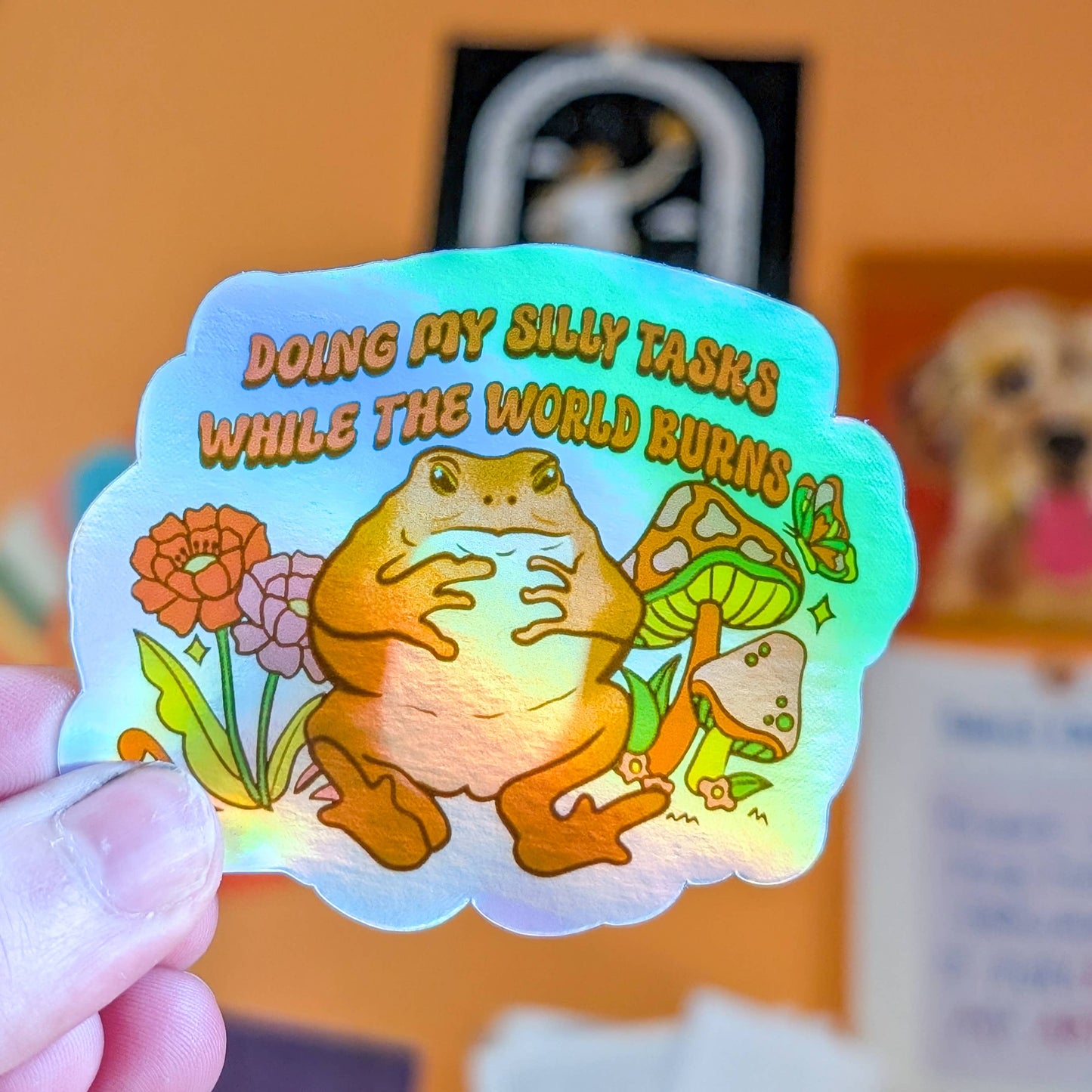 Doing My Silly Tasks Sticker