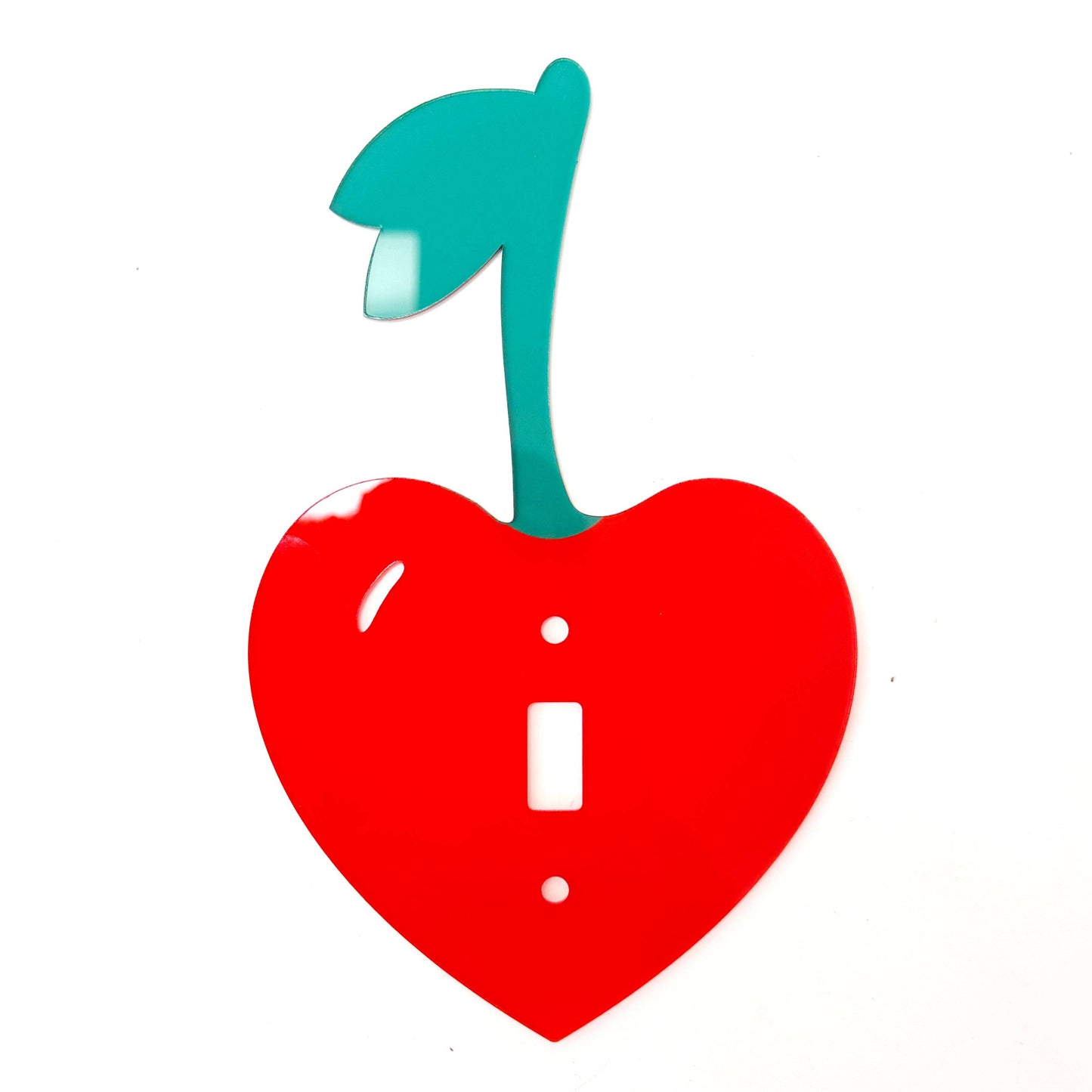 Cherry Heart Light Switch Plate