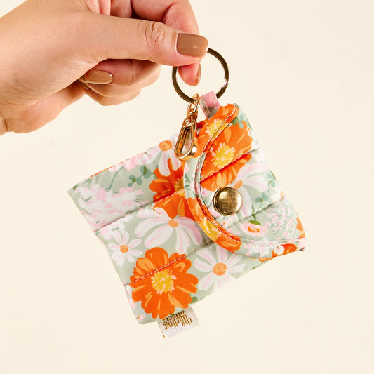 Puffy Earbud Case - Bouquet Beauty