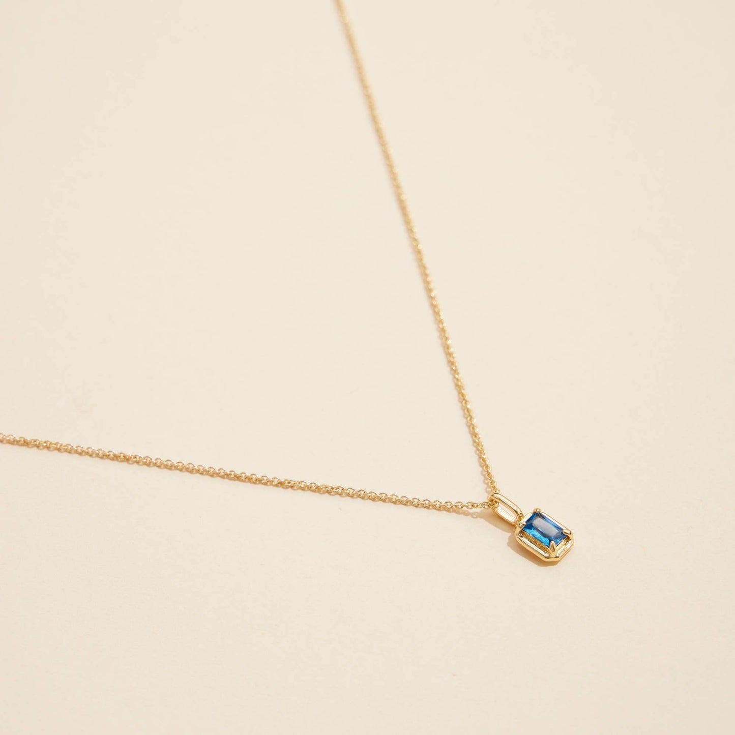Birthstone Charm Necklace